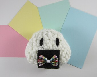 Decorated Onigiri Riceball Amigurumi Plush