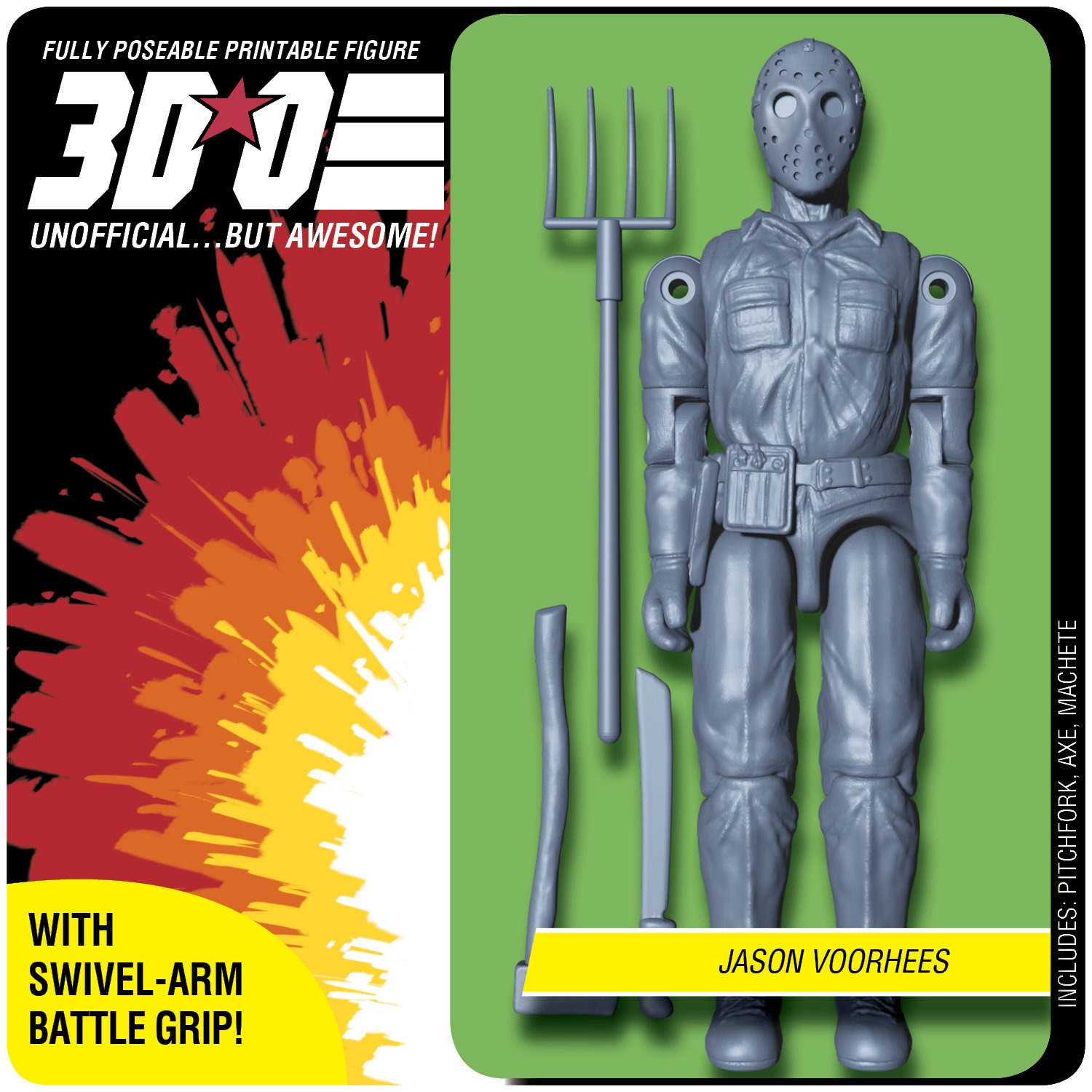 Jason Voorhees G.I. Joe Style Action Figure O-ring Kit - Etsy