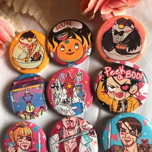 Yakuza  1 1/2" Buttons