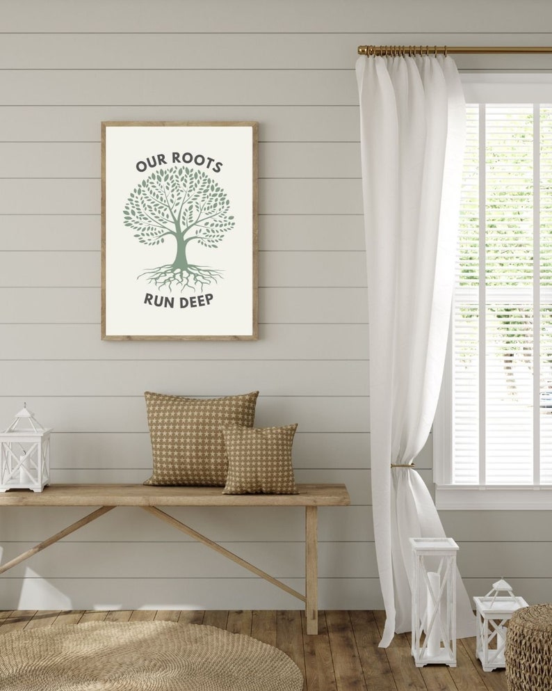 Our Roots Run Deep Art Printdigital Print Artdigital Print Giftwall Art ...