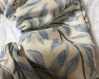 Handmade Hair Scrunchie 100% Cotton William Morris Azure Willow Bough Print