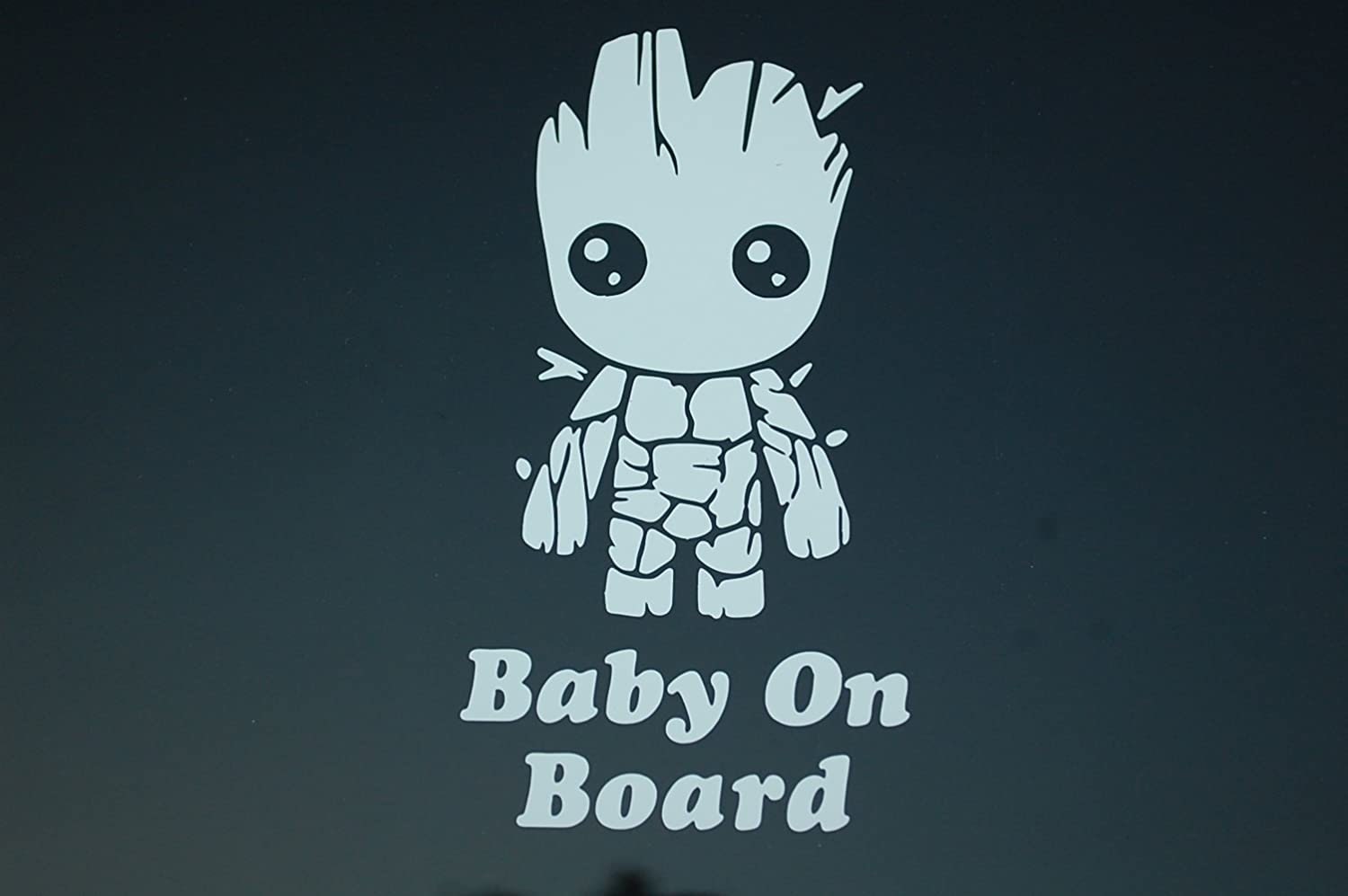Baby On Board Baby Groot Sticker Vinyl Decal For Car Window Etsy
