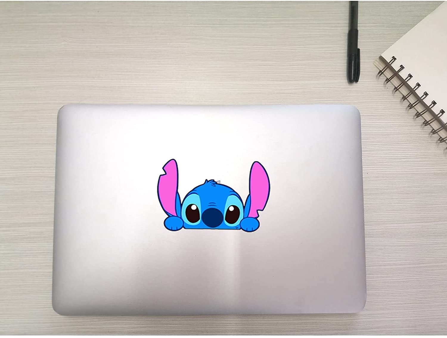 K&Y Stitch Lilo playing guitar Sticker for phone case car window, laptop  Size 3 (Pack of 3)