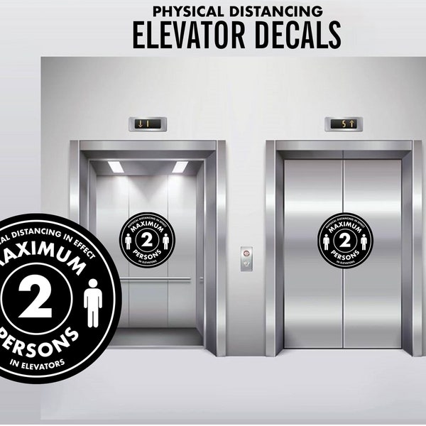 Elevator Decals Etsy