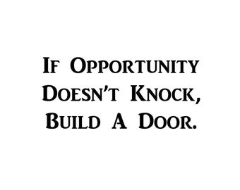 If Opportunity Knock Etsy