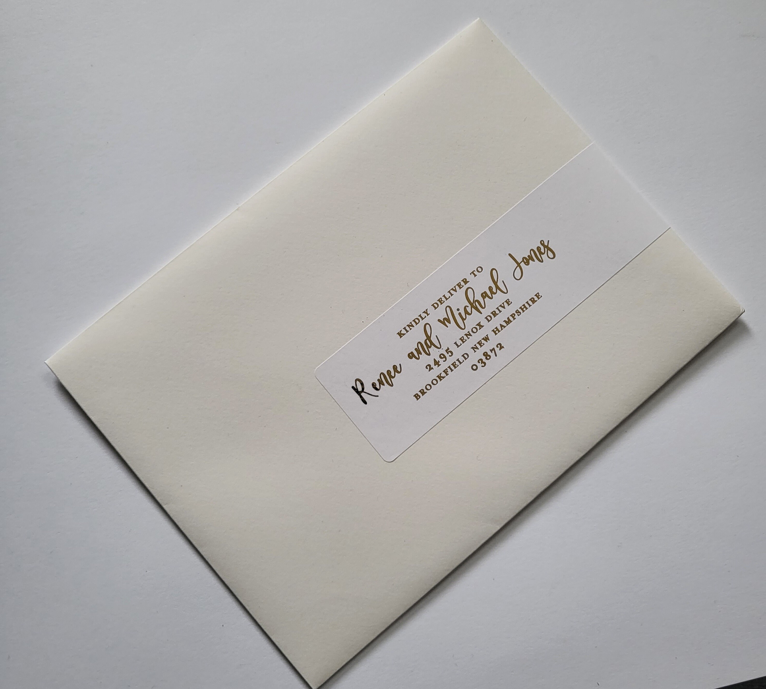 Wrapping Address Labels Foil Wraparound Address Labels, Weddings, Holidays - Etsy