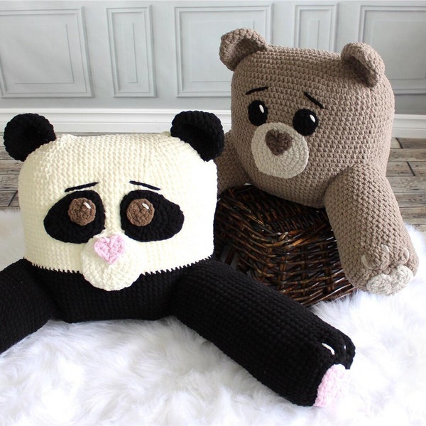 Panda Pillow Etsy
