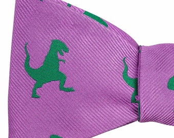 Dinosaur Bow Tie, Nerd Bow Tie, Gifts for Paleontologists