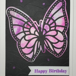 Butterfly Birthday Handmade Card
