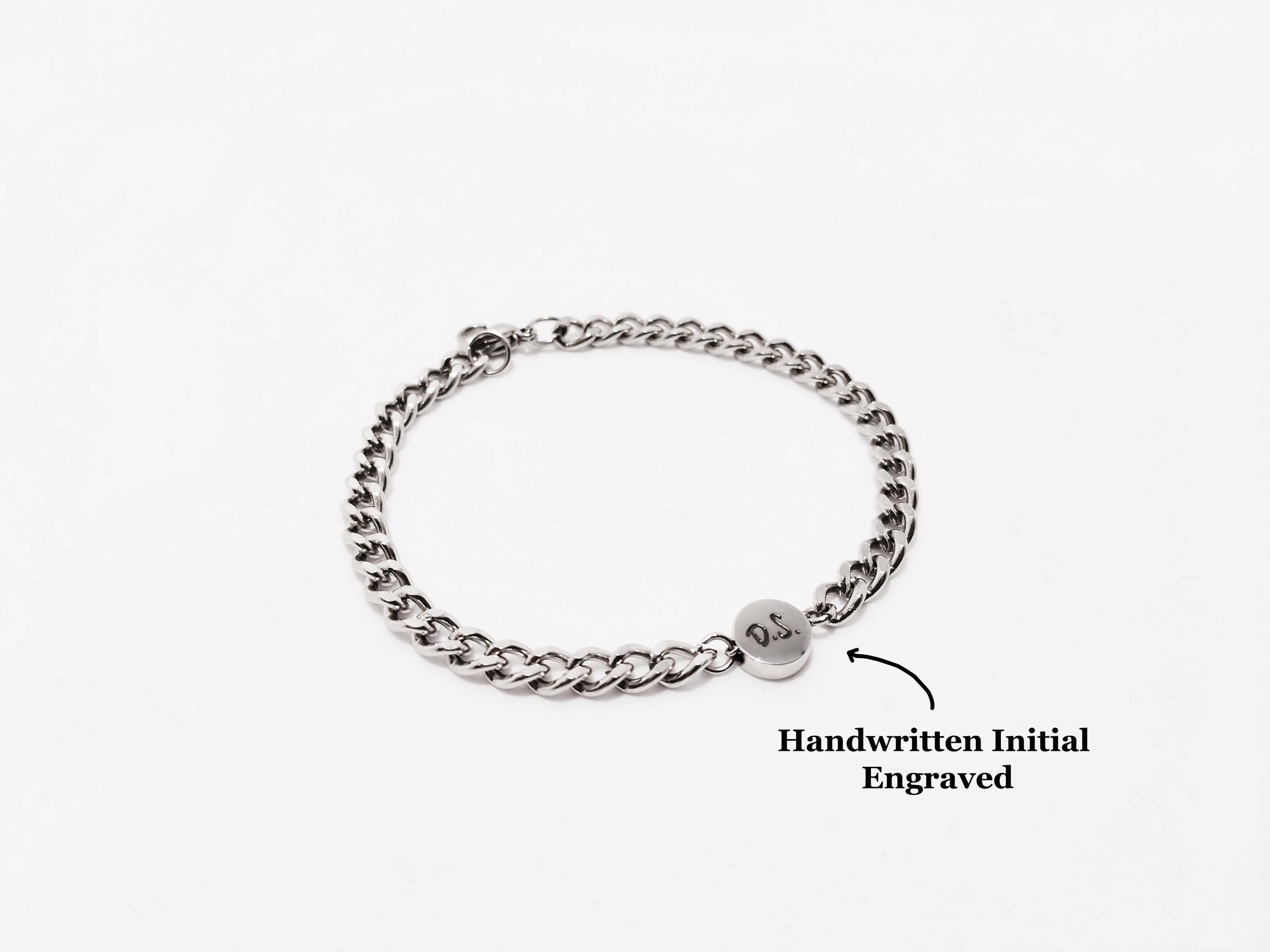 Large Monogram Charm Bracelet