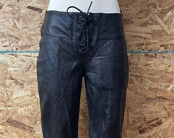 Lace up Crotch Pants - Etsy Australia