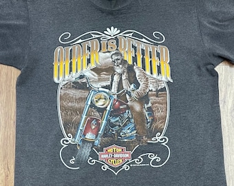 Soft & Faded 1990's Older is Better 1990 Harley Davidson Vintage T