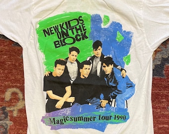 ニューキッズオンザブロック1990 MAGIC SUMMER TOUR Tシャツ Original New Kids on the Block 1990 Magic Summer Tour ORIGINAL