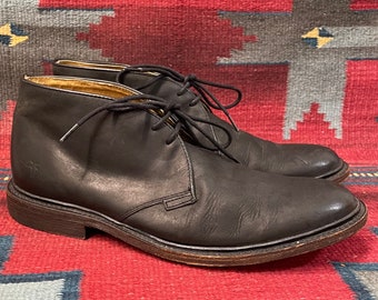 Men s Vintage FRYE HARNESS Boots Motorcycle Boots Biker Boots ANTIQUED Gauncho Etsy New Zealand