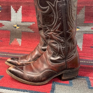 1970er Vintage Texas Imperial Boot Co. Western Cowboy Boots