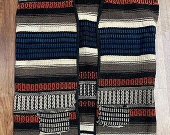 Rare Original 1960s / 1970s Mexican Poncho Serpico Vest Unisex Size S Biker  / Hippie - Etsy