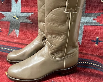 Botas vaqueras estilo western Justin Roper para mujer, estilo vintage, fabricadas en EE. UU., talla 5