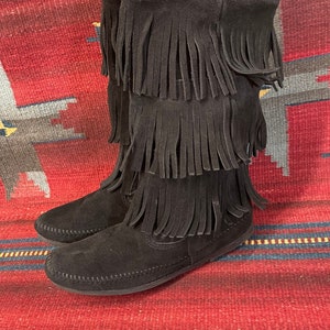 Coach fringe boot shop