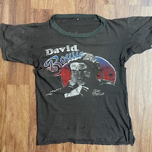 David Bowie Original 1970’s Tour T-shirt S