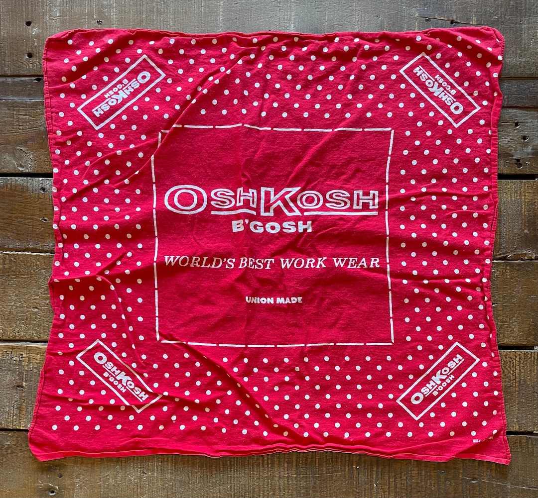 1970's / 1980's Vintage Work Wear Osh Kosh B'gosh Soft Red