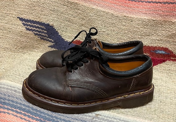 Vintage Dr. Martens Made in England Brown Leather