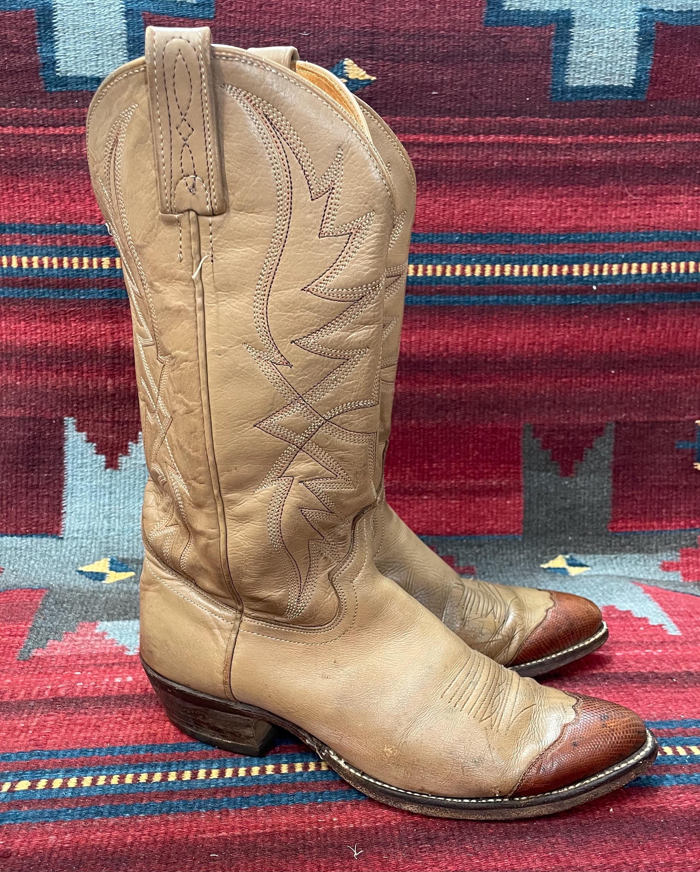 2 Tone Western Boots - Etsy