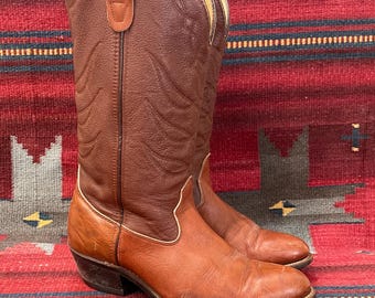 Gatillero Men’s Two-Tone Western Cowboy Boots Brown & White Size 8.5 EE Mens Western Work Boots for Sale up to 90% Off: Poshmark main image 3