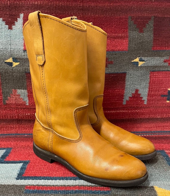 Ladies Vintage Red Wing Made in USA Natural Butter