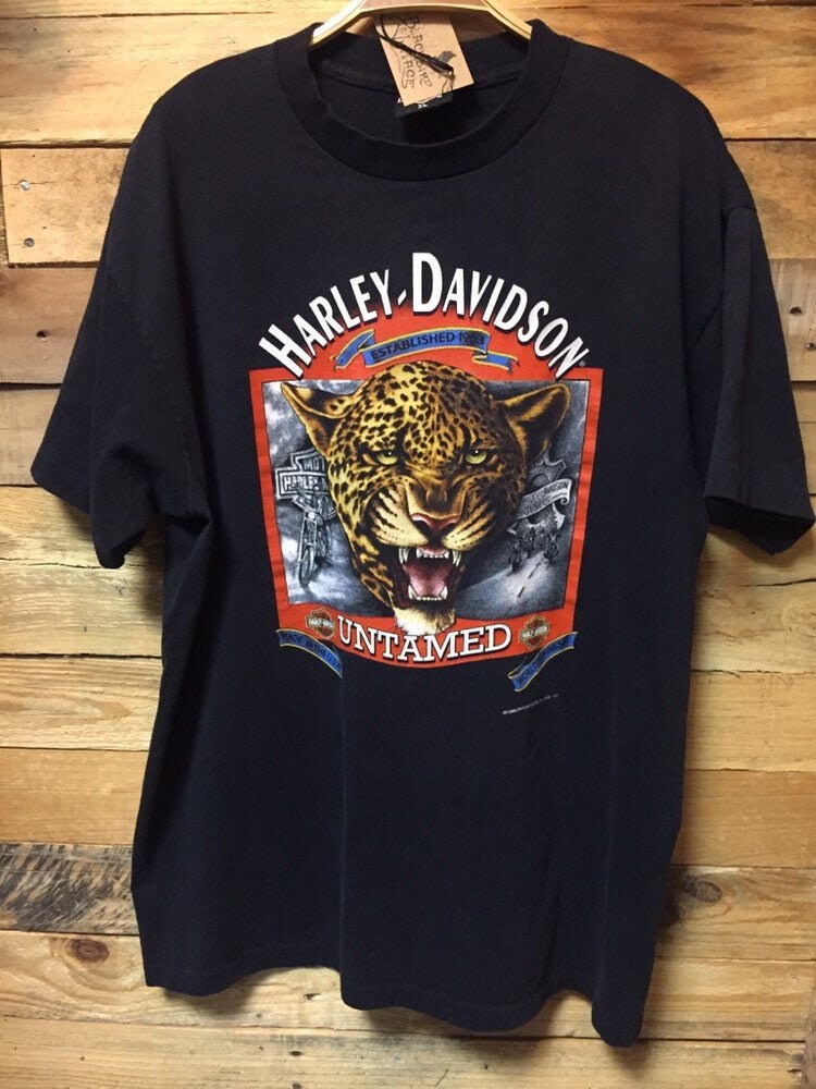 3D Emblem Vintage jaren 90 Harley 