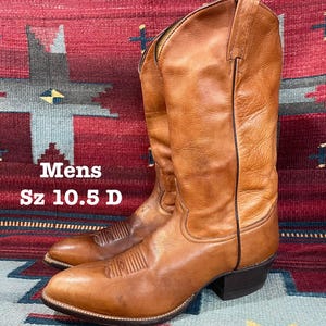 Vintage Mens Cowboy Boots 10.5 - Etsy display picture 2