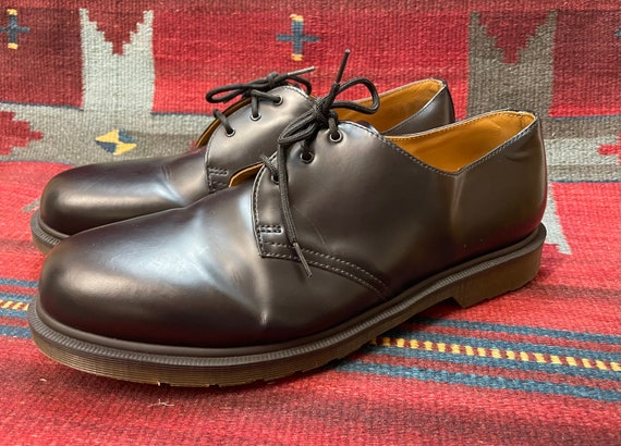 Dr. Martens Classic Smooth Black Leather Oxfords … - image 2