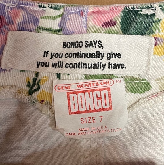 1980’s /  1990’s Vintage Bongo Made in USA Floral… - image 3