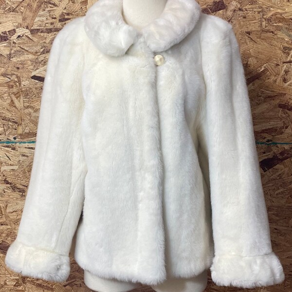 White Faux Fur Etsy