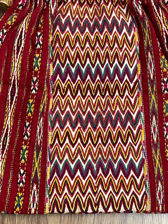 1940’s Boho Vintage Exquisite Bamboo Handles Embroide… - Gem