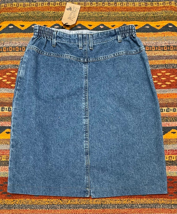 1980’s - 1990’s Lee Denim Skirt S / M - image 2