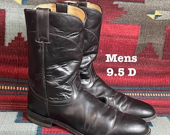 Justin Roper Boots Model 3133 Western Cowboy Low Heel  display picture 1