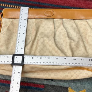 1970’s / 1980’s Chic Vintage Gucci Logo Coated Canvas and Leather ...