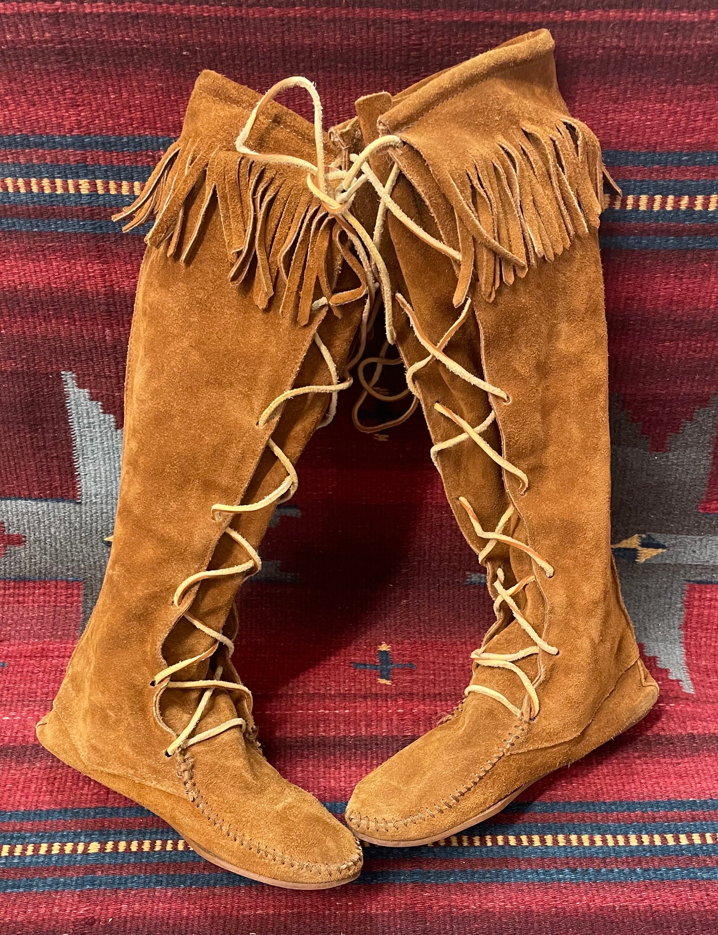 Minnetonka knee high boots sale