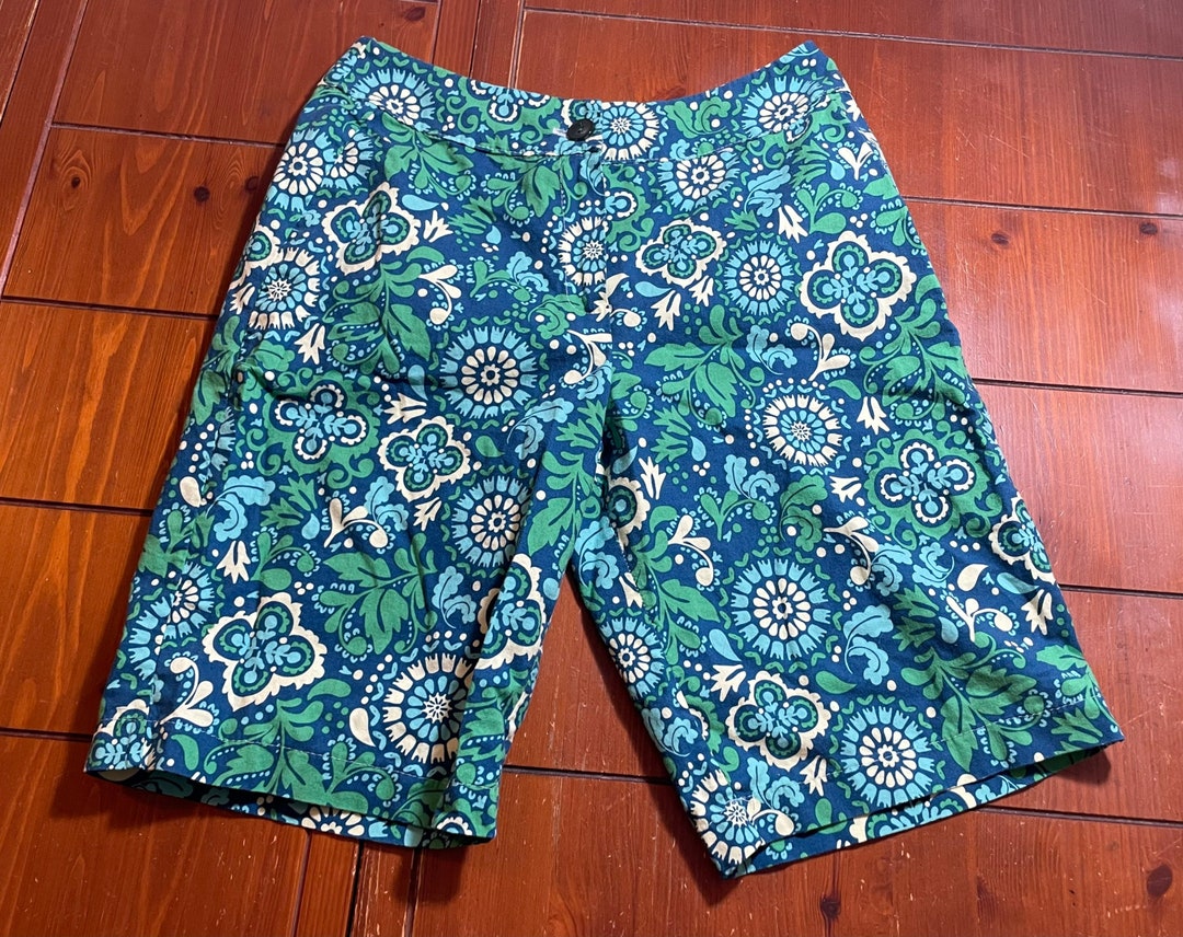 1960s Floral Shorts