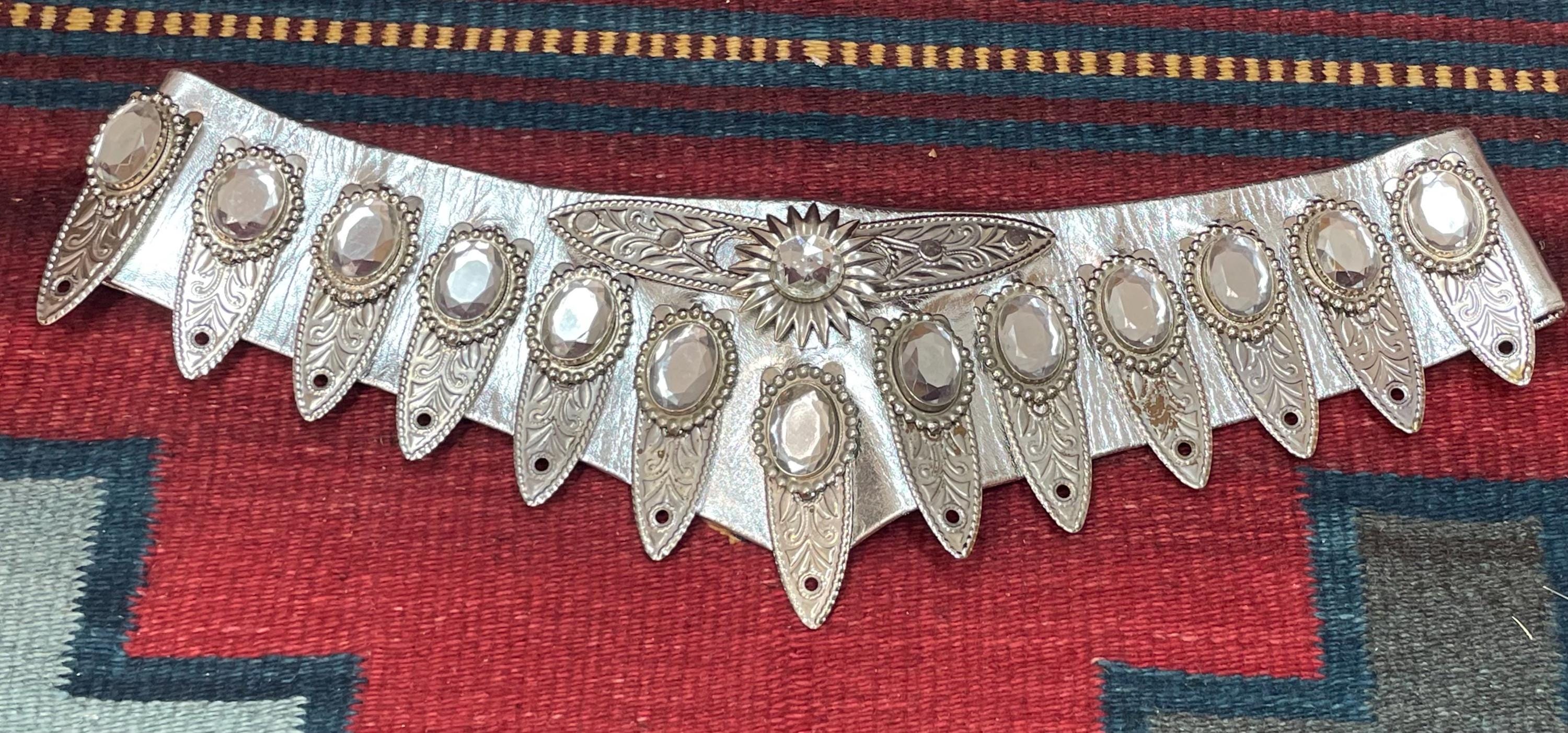 Nina Arjani silver bling belt one size 1970 main image 2