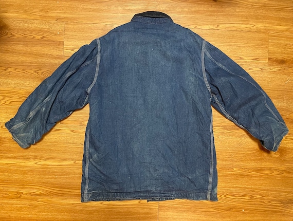 1950's /1960's Vintage Sears Work Wear Blanket Lined Denim Barn