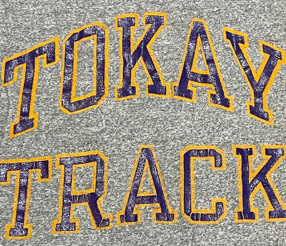 1980's Vintage Champion Athletic Gray Tokay Track… - image 2