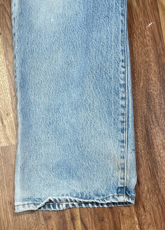 Broken-In & Distressed Vintage Button Fly Levi 50… - image 6