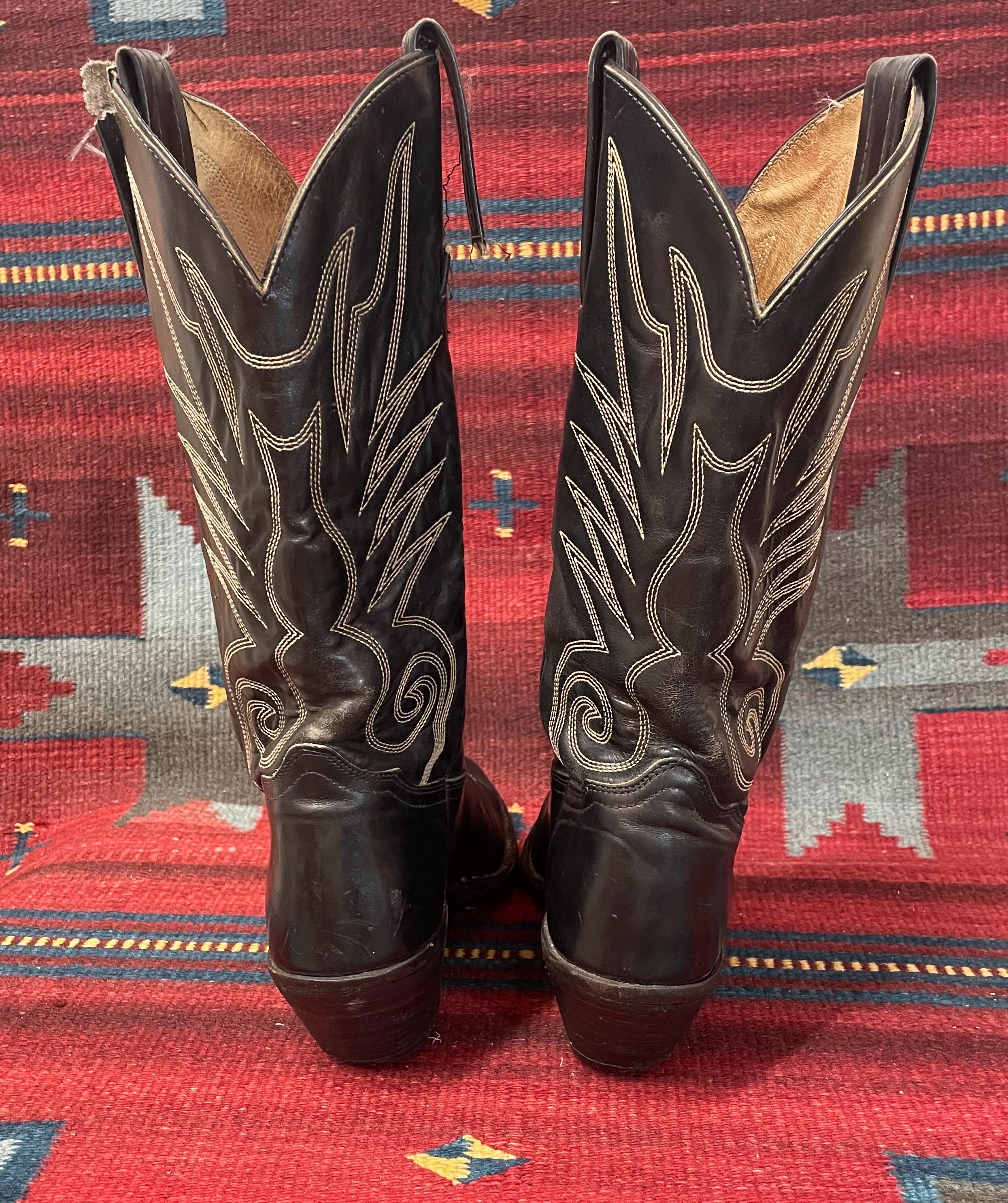 Men’s Vintage Frye 2309 Made in USA Western Cowboy Boots Distressed Size 10 Frye Cowboy, Western Boots for Men for Sale - Shop New  main image 2