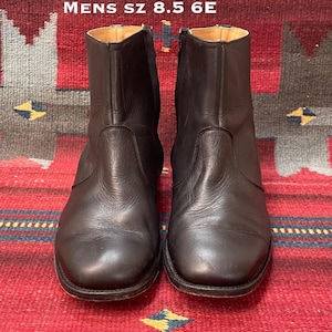 Men's 1970s Zipper Boots - Etsy