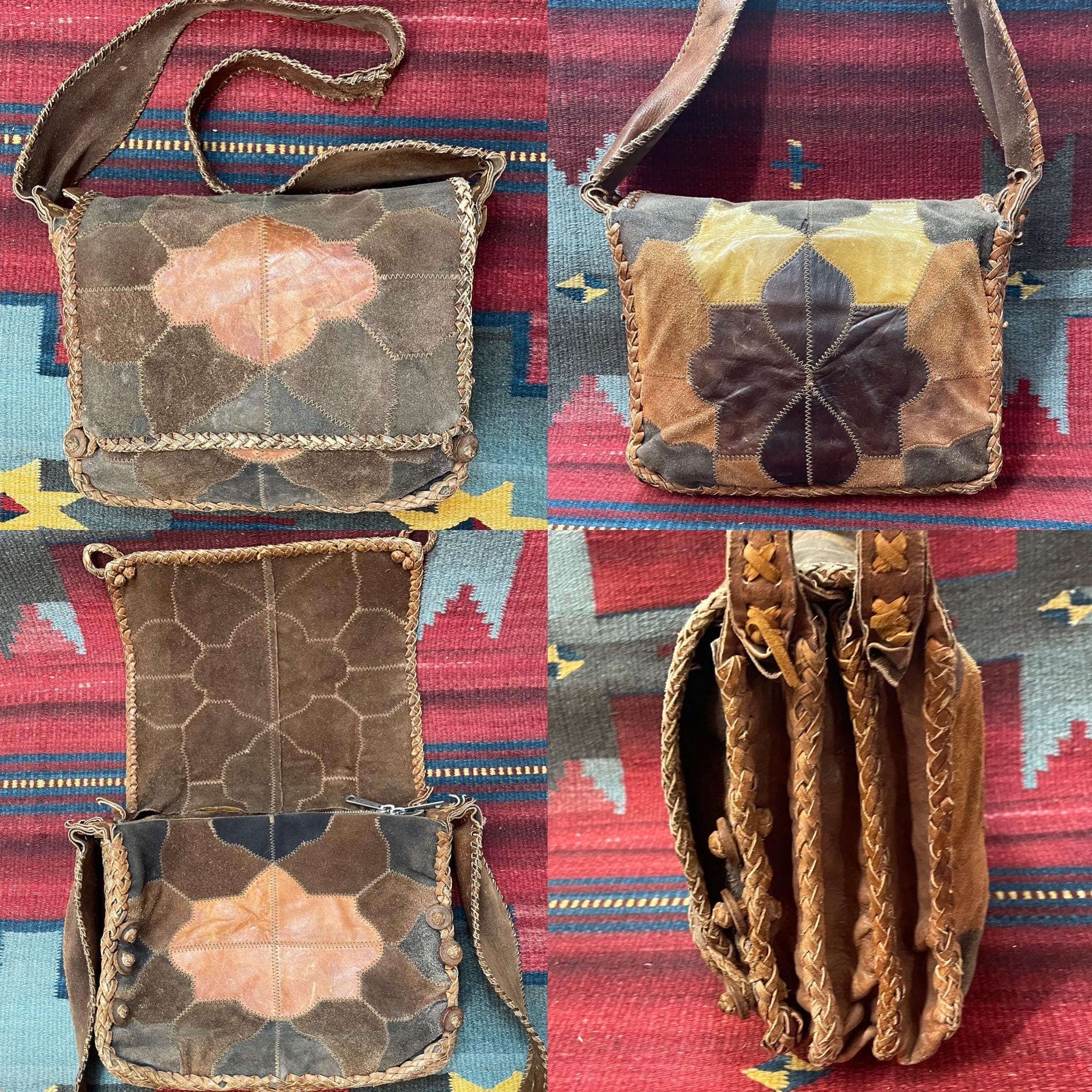 60〜70s USMA ヴィンテージ トート LG VTG 70s Brown Leather Satchel Hand Shoulder Bag Purse
