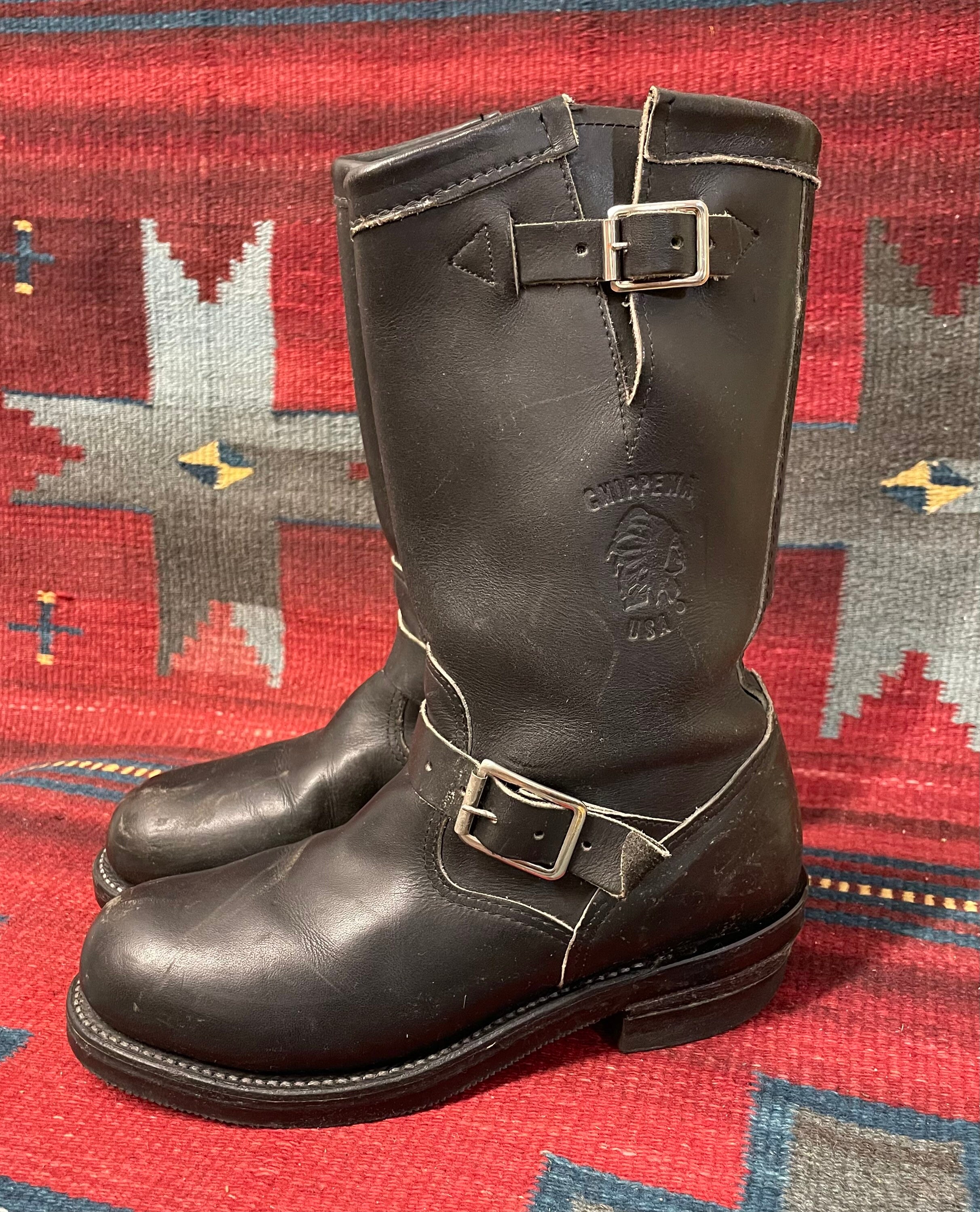 chippewa motor boots