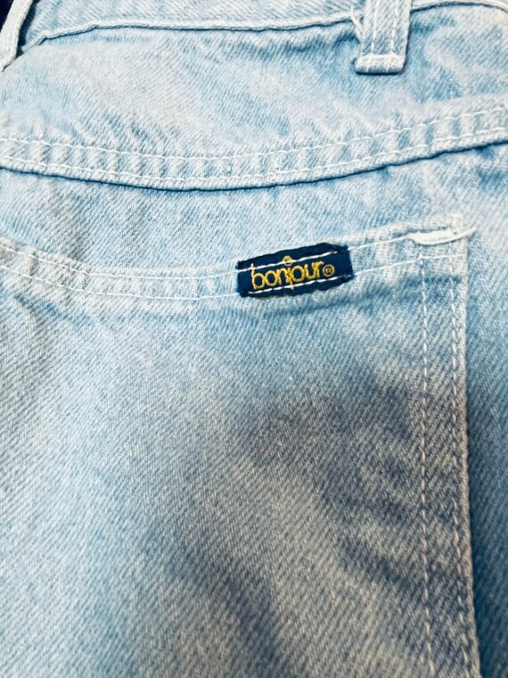 JOUR 1980s Jeans 27 BON Waist 25 Fly Etsy X Ladies Blue High Powder - Button