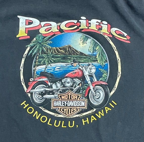 1990’s Harley Davidson Honolulu Hawaii Made in USA Vi… Gem