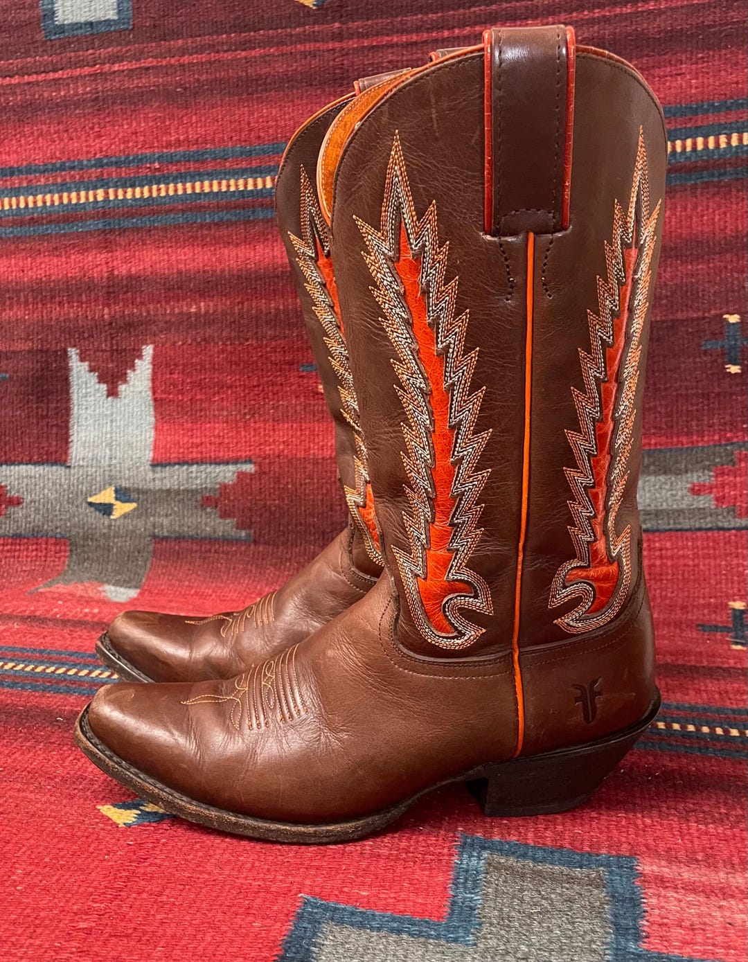 希少 ヴィンテージ FRYE レザーロングブーツ キャメル ウエスタン 24cm il_1080xN.7037060162_kivc.jpg